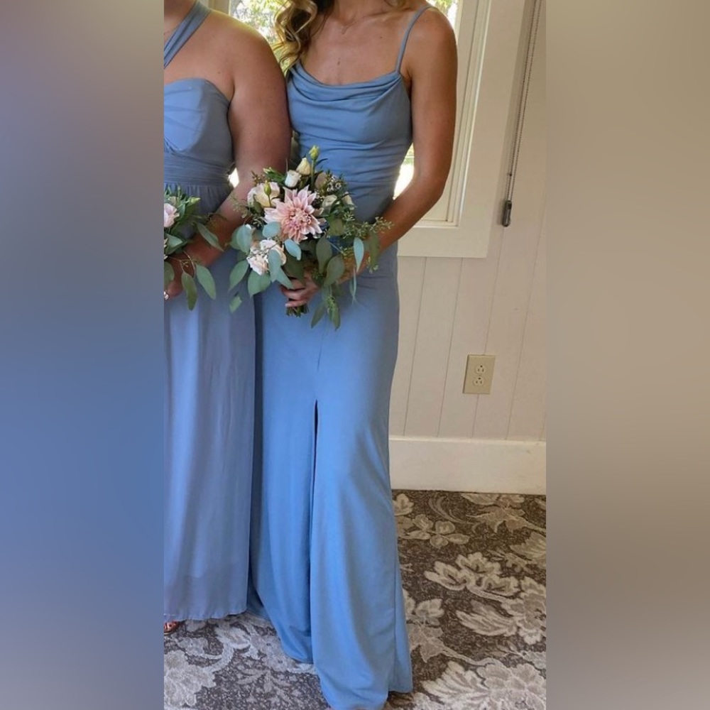 Birdy Grey Dusty Blue Bridesmaid Dress